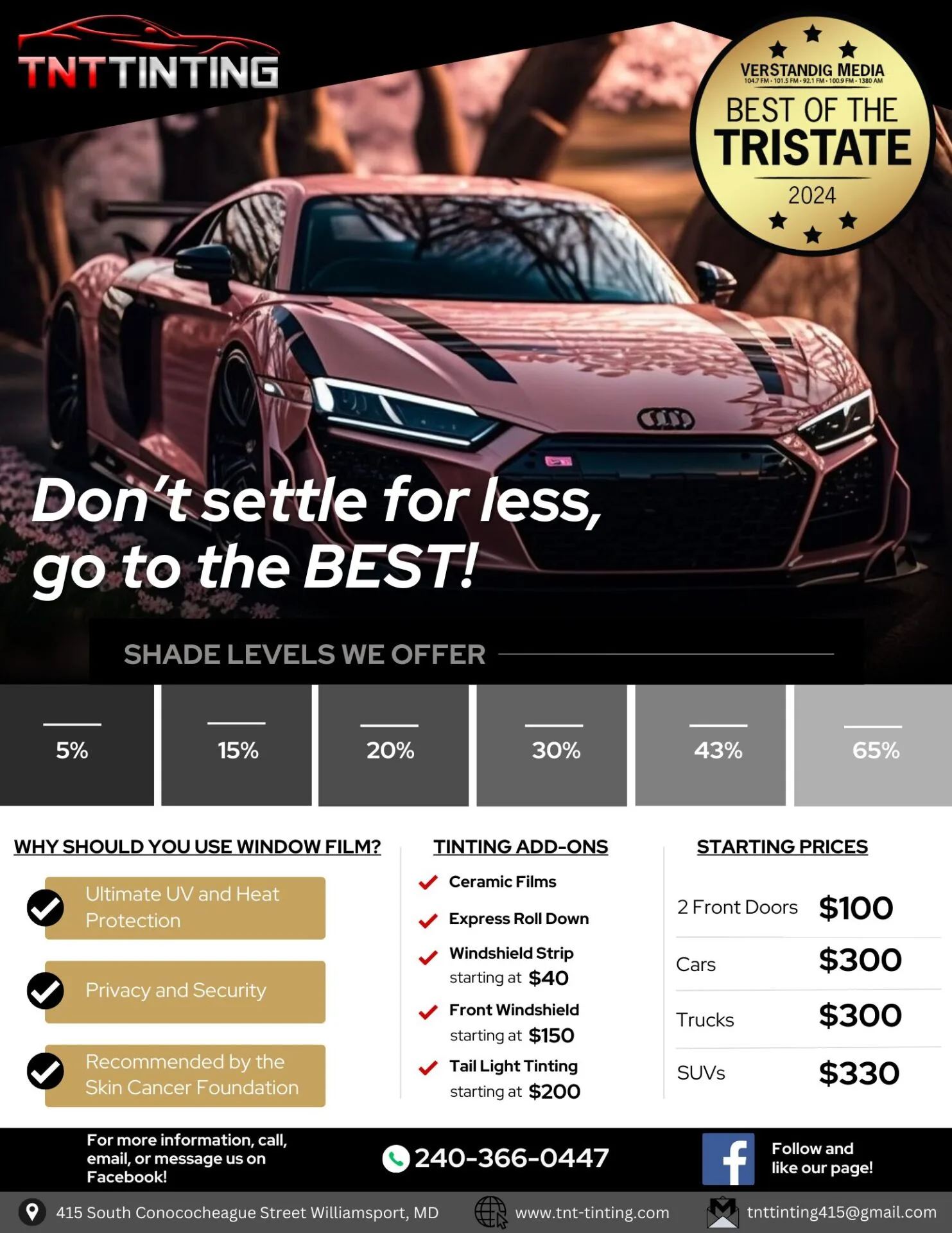 blue and white car window tinting business promotion flyer.zip 1